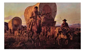 Arnold Friberg, The Long Trail West, Circa 1980