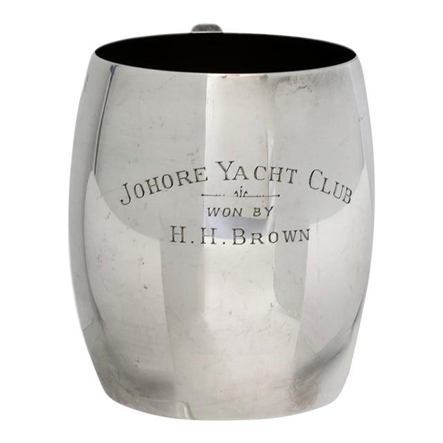Silverplate Yacht Club Trophy For Sale