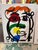 Abstract 1970s Original Pair of Peter Keil Cubist Colorful Paintings For Sale - Image 3 of 6