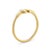 2020s Tiffany & Co. 18ct Yellow Gold T Wire Ring 3g, Size 7.75 For Sale - Image 5 of 6