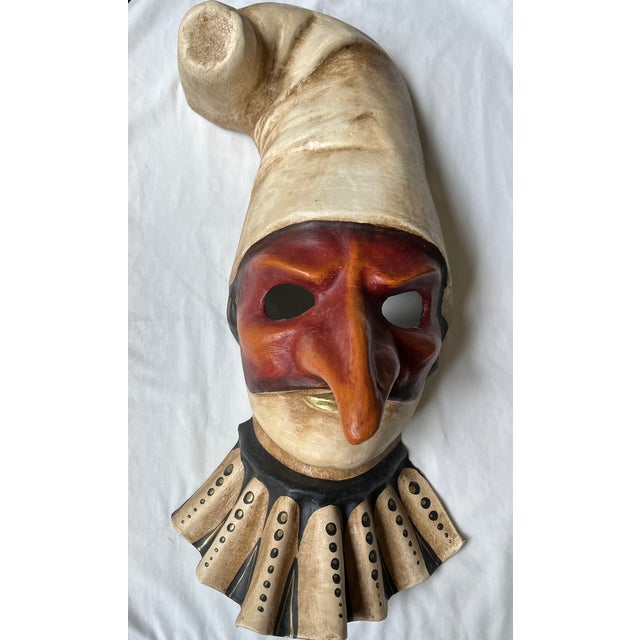 Animal Skin Collection of 8 Vintage Carnival Masks, Handmade in Venice For Sale - Image 7 of 18