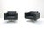 Minimalist Black Leather Swivel Club Chairs, 1990s, Set of 2 For Sale - Image 11 of 11