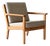 Vintage Danish GE265 Fixed Back Lounge Chair by Hans J. Wegner for Getama, 1956 For Sale