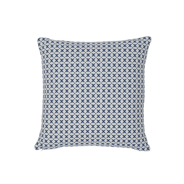 This 16" x 16" pillow features Elias in Blue & Ivory. This simple and reversible woven is made from natural fibers lending...