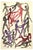 Mino Maccari, Dances, 1960s, Watercolor For Sale