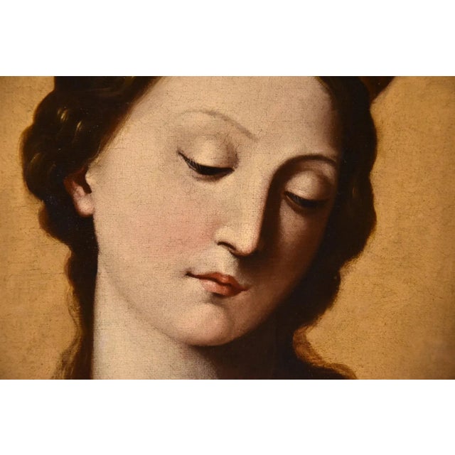 Workshop of Guido Reni, Saint Catherine of Alexandria, 1650, Oil on Canvas, Framed For Sale - Image 6 of 15