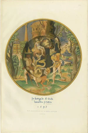 Delange, Plate with S. A. I. Prince Napoléon, 1869, Print