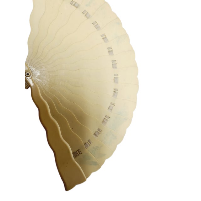 Austro-Hungarian Art Nouveau Celluloid Fan, 1900s For Sale - Image 11 of 13
