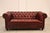Chesterfield Style Oxford Red Leather Sofa For Sale - Image 12 of 17
