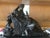 19th Century Bronze and Marble Clock by J. Feuchere for Gauthier, in Very Good conditions. Designed 1890 to 1919 This...