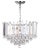 2020s 2 Light 16.5-Inch Diameter Glass Pendant - Chrome & Clear For Sale - Image 5 of 5