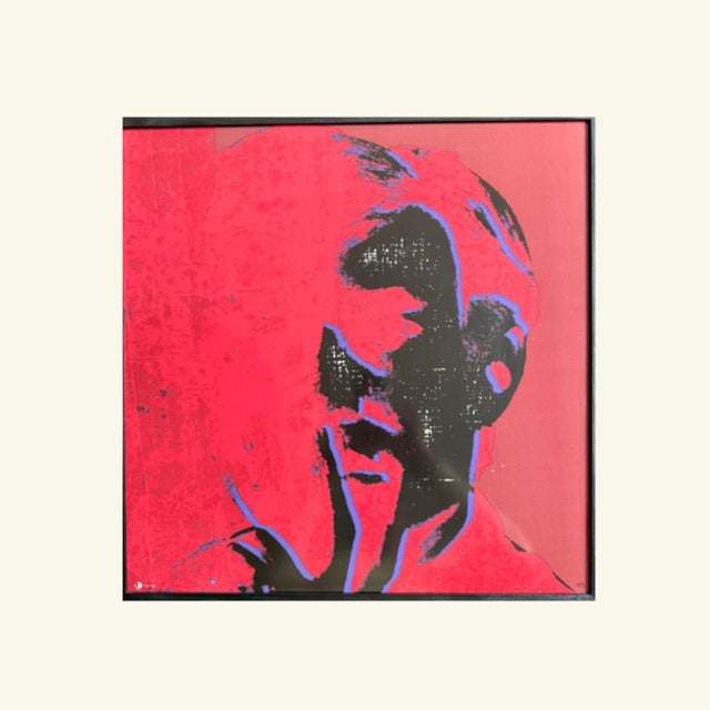 Rosenthal Andy Warhol Porcelain Ceramic Pop Art Portrait in Red from Rosenthal For Sale - Image 4 of 4