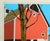 1970s 1970s Armond Fields "Red Barn" Limited Edition Hand Pulled Original Serigraph For Sale - Image 5 of 7