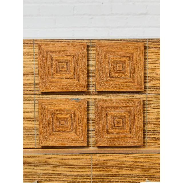 Mid-Century Modern 1960s Tiki Style High Boy For Sale - Image 3 of 9