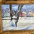 Mid 20th Century Millie Housel (1887-1970) New Hope Pa Oil Painting "A Home in Bucks County", Gilt Frame For Sale - Image 5 of 7