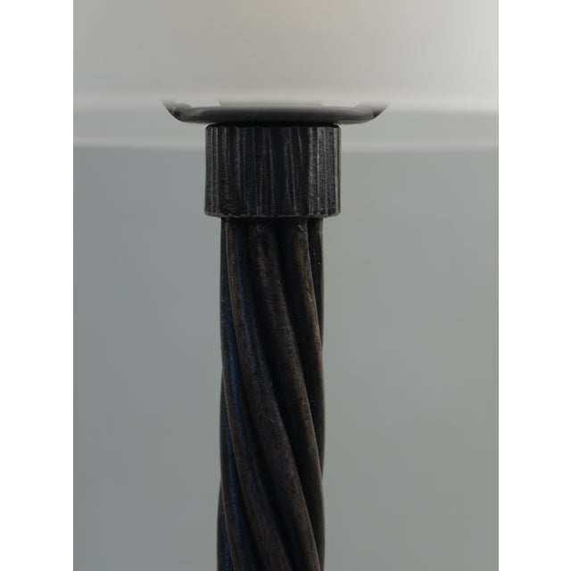 Charles Schneider French Art Deco Table Lamp by H. Fournet & Charles Schneider 1920s France For Sale - Image 4 of 10