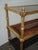 Vintage Hollywood Regency Gold Console Table Sofa Table W Cane Shelf For Sale In Los Angeles - Image 6 of 16