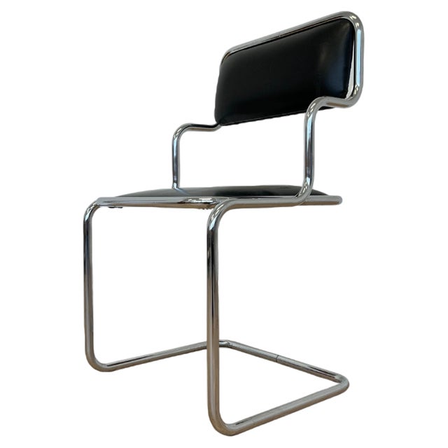 Mid-Century Chrome Chair by Arch, Ladislav Vrátník, Prague, 1970s For Sale