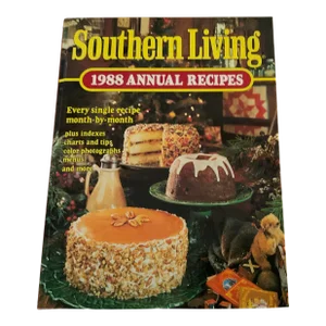 Vintage Southern Living 1988 Annual Recipes Cookbook
