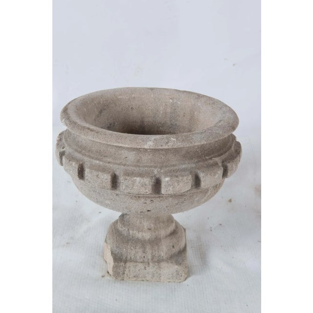 French 19th Century French Carved Stone Planter For Sale - Image 3 of 9