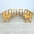 Dimensions: H 30.5” x W 17.9” x D 17.9” x SH 17.7 Set of 8 Vintage Italian Trieste folding chairs designed by Aldo Jacober...
