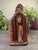 Metal 2006 Signed Jay L. Tschudy One of a Kind (Ooak) Southwestern Brutalist Metal & Slumped Glass Cabin House Sculpture - 13.6lbs For Sale - Image 7 of 12