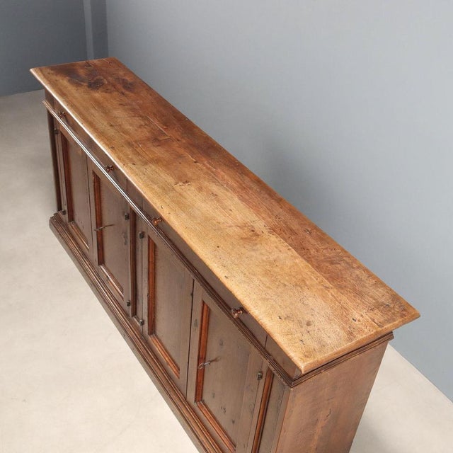 Baroque Walnut Sideboard, Italy, 19th Century For Sale - Image 11 of 13