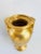 Vintage Art Deco Style Hollywood Regency Gold Gilt Vase For Sale - Image 4 of 6