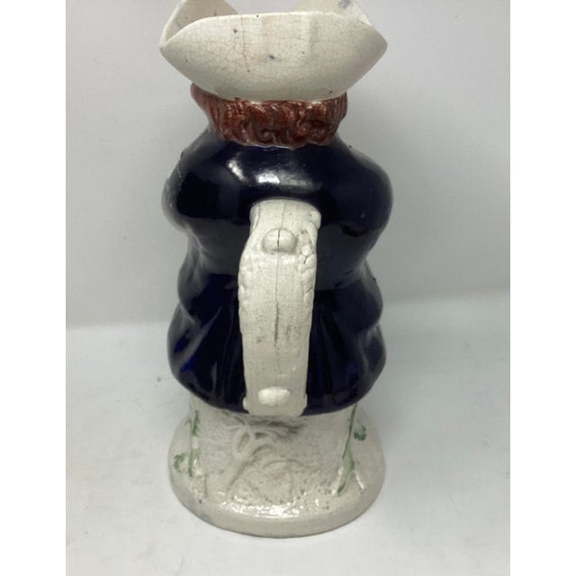 Late 19th Century Antique Staffordshire Drinking Toby Jug of "Mr. Snuff" C 1870 For Sale - Image 5 of 7