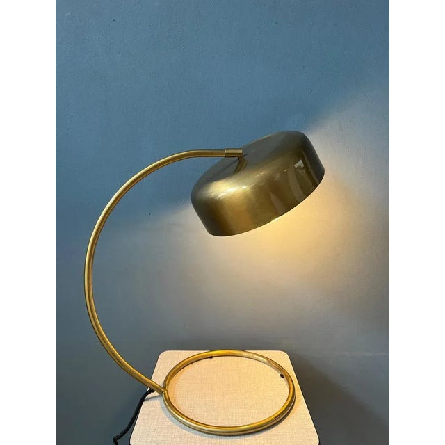Mid-Century Brass Desk Lamp, 1970s For Sale - Image 4 of 11
