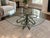 Mid-Century Modern Baker McGuire Glass Pedestal Table For Sale - Image 3 of 5