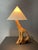 Mid-Century Modern Mid-Century Brutalist French Olive Wood Table Lamp, 1950s For Sale - Image 3 of 13