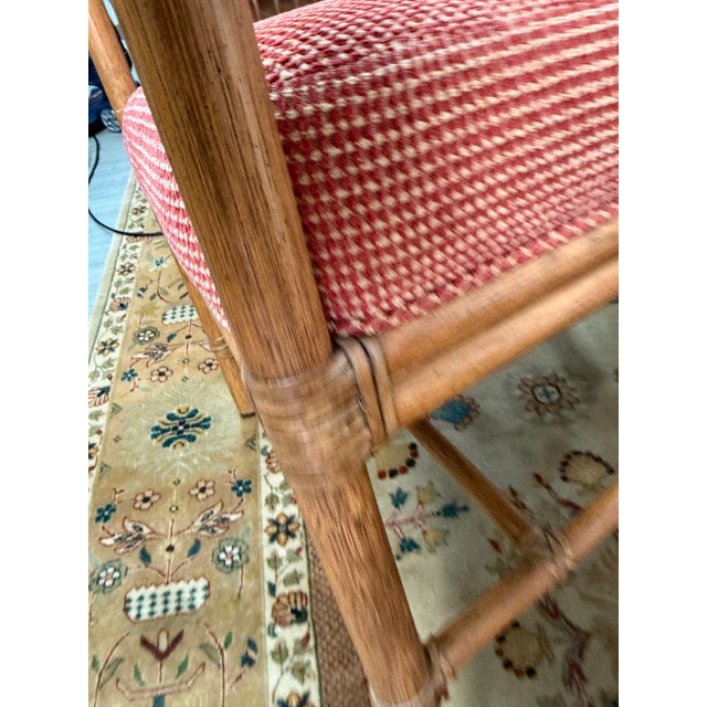 Orlando Diaz-Azcuy for McGuire Furniture Prescott Dining Chairs, Set of Four For Sale - Image 11 of 12