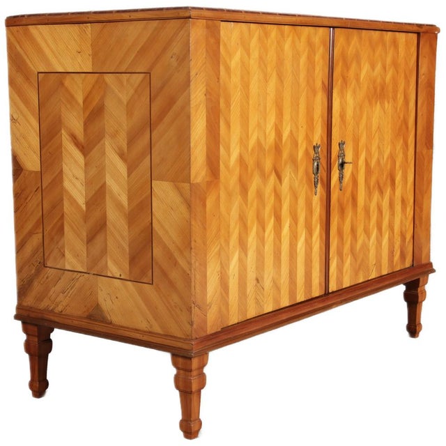 Antique Baroque Sideboard in Cherry, 1780 For Sale - Image 4 of 18