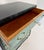 Art Deco Italian Seven-Drawer Chest in Aquamarine Parchment and Black Lacquer, 1950s For Sale - Image 9 of 12