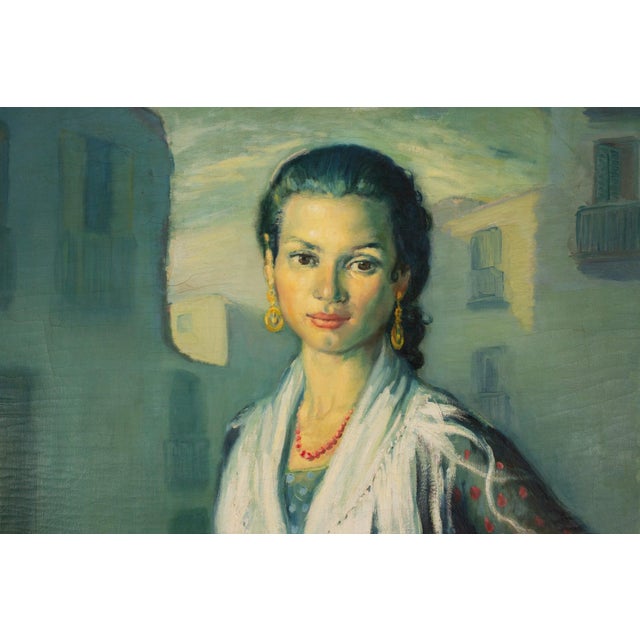 José Lamuño, Rosario of Montjuich, Oil on Canvas, Framed For Sale - Image 3 of 8