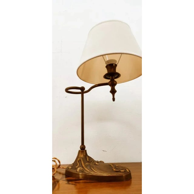 Beige Desk Lamp For Sale - Image 8 of 13