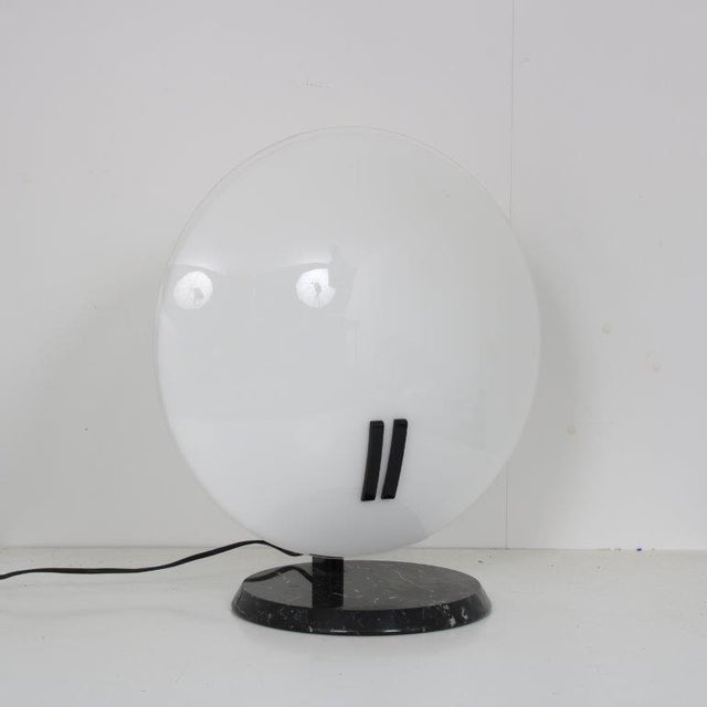 Large Perla Table Lamp by Bruno Gecchelin for Oluce, Italy For Sale - Image 12 of 16