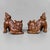 Japanese Ceramic Shisa Figures, 1980, Set of 2 For Sale - Image 10 of 11