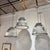 1960s Set of 3 Vintage Halophane Fixtures For Sale - Image 5 of 5