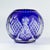 Bohemian Cobalt Blue Cut Crystal Bowl, 1920s-1930s For Sale - Image 9 of 9