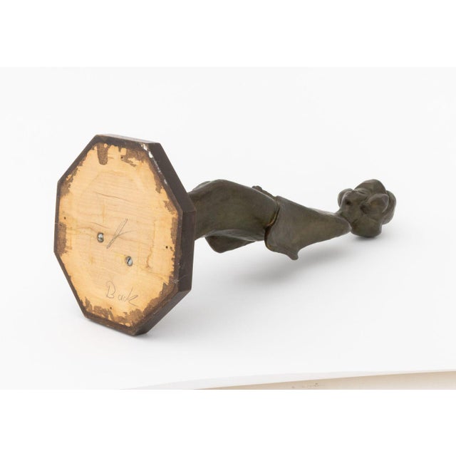 Bronze Tanya Poust Standing Geisha Patinated Bronze, 1964 For Sale - Image 8 of 8