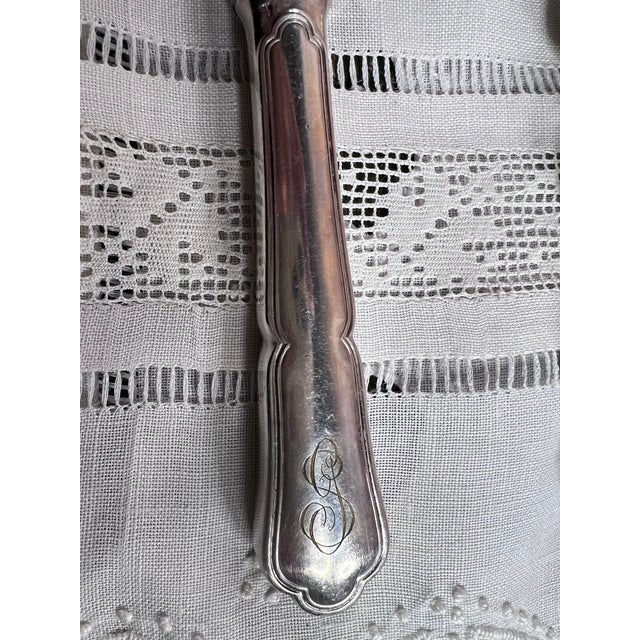 French Silver-Plated Flatware Set by François Frionnet, 1920s, Set of 60 For Sale - Image 12 of 16