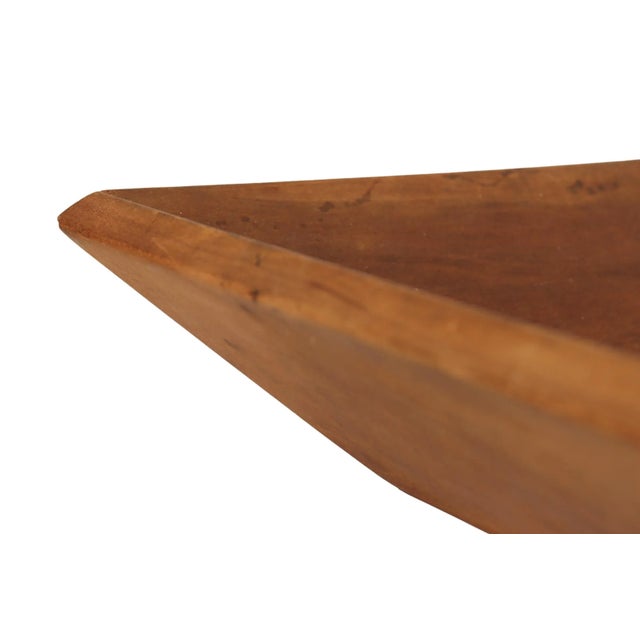 Primitive Antique Dough Bowl For Sale - Image 4 of 6