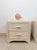 Mid 20th Century Pair of Vintage Pencil Reed Rattan Nightstand Coastal Hollywood Regency Tables For Sale - Image 5 of 11