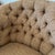 Pair of Chesterfield Tufted Deep Club Chairs With Turned Wooden Legs and Brass Casters For Sale - Image 10 of 16