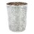 Antique Signed Wang Hing Chinese Export Silver Floral Repousse Cup or Beaker For Sale