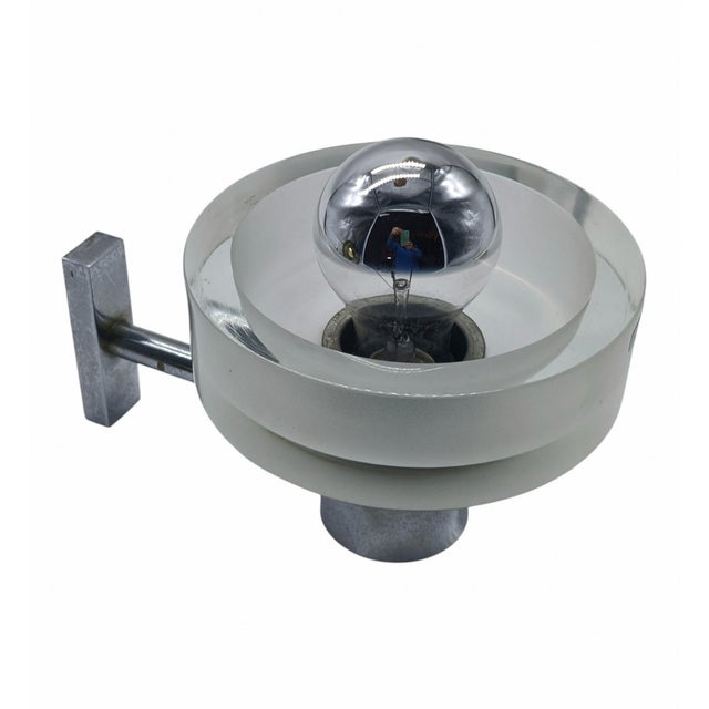 Flavio Poli White Glass Wall Lamp by Flavio Poli for Seguso, Italy, 1960s For Sale - Image 4 of 7