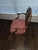 Hepplewhite Pair of Vintage Georgian Revival Carved Wood Lyre-Back Armchairs For Sale - Image 3 of 7