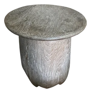 Andrianna Shamaris Unique Drum Style Round Table